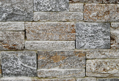 Muschelkalk Burgmauerwerk, Antik getrommelt